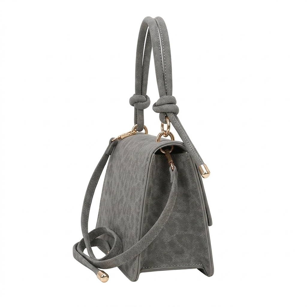 Zelin Minimal Dikiş Detaylı Küçük Omuz Çantası – Şehir Stili Kapaklı Tasarım