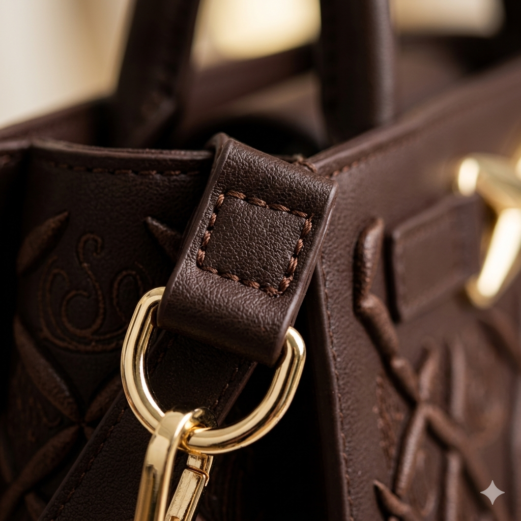 Zelin İşlemeli Küçük Kare Omuz & Çapraz Çanta – Günlük Şık Tasarım