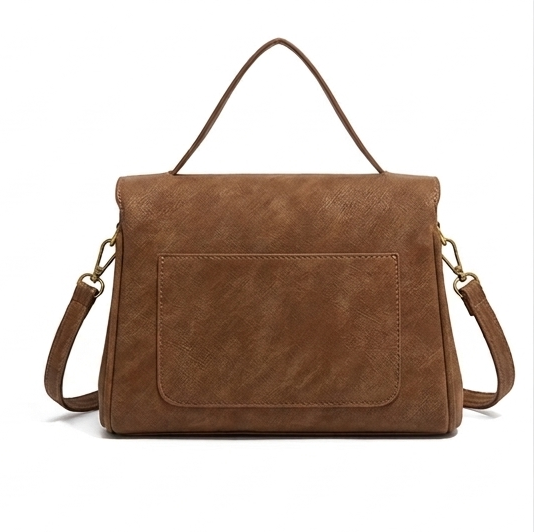 Zelin Kilit Detaylı Küçük Omuz & Çapraz Çanta – Kolyeli Minimal Tasarım