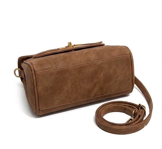 Zelin Kilit Detaylı Küçük Omuz & Çapraz Çanta – Kolyeli Minimal Tasarım