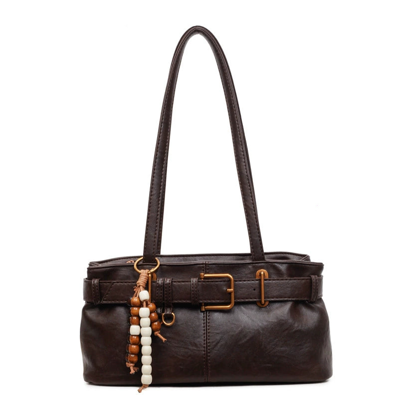 Zelin Orta Boy Omuz Çantası – Şık Dikiş Detaylı Günlük Tasarım